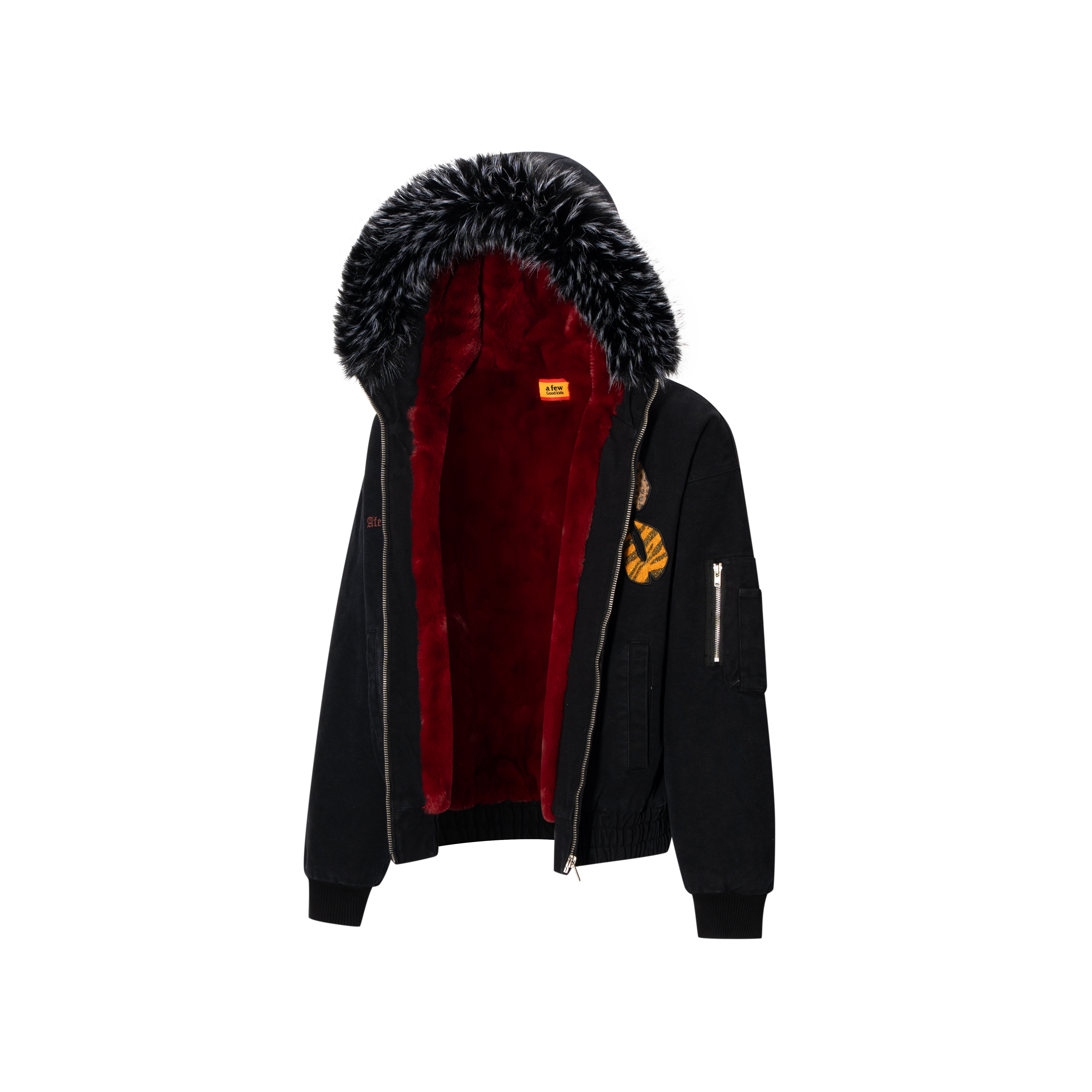 The lottery GT "Fur hooded canvas jacket" The lottery GT "Fur hooded canvas jacket"