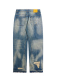 Diet Denim - Distressed Washed Indigo Diet Denim - Distressed Washed Indigo