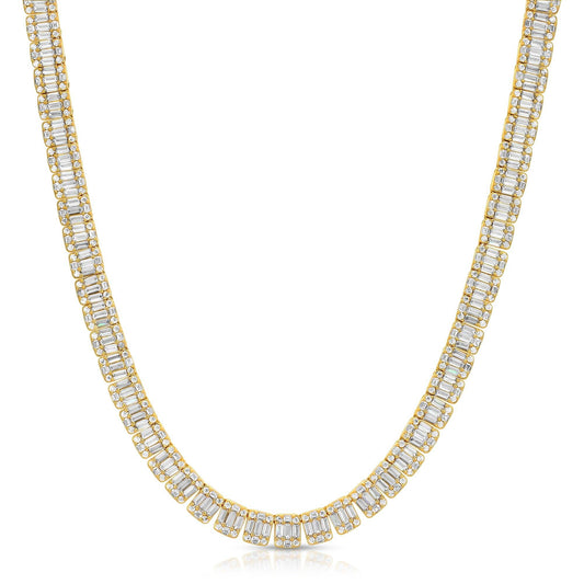 Diamond Baguette Tennis Chain