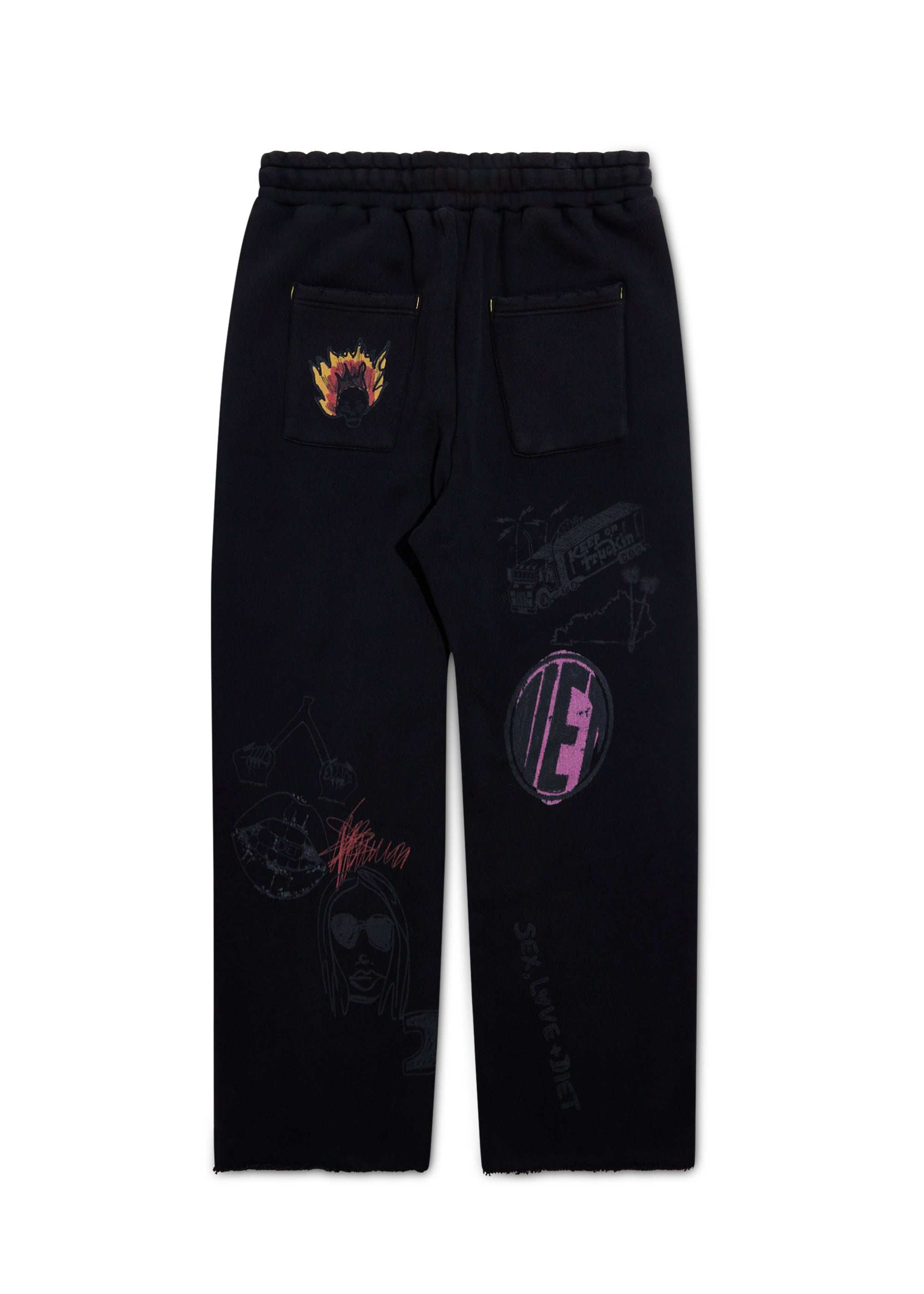 Doodle Sweatpant - Black Doodle Sweatpant - Black