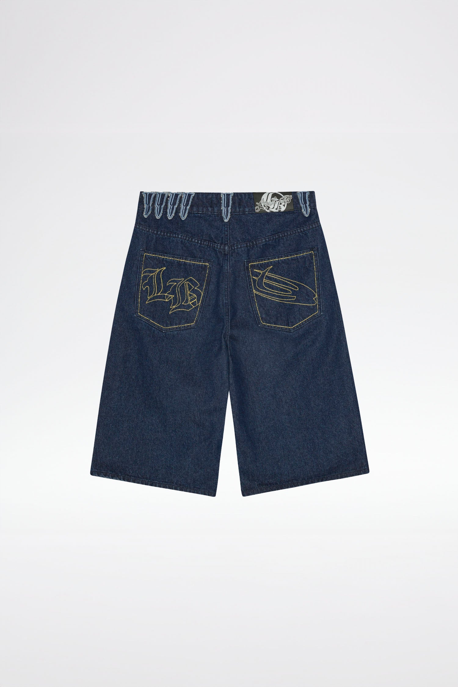 EMBROIDERY JORTS - Indigo Blue EMBROIDERY JORTS - Indigo Blue