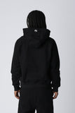 EMBROIDERY LOGO HOODIE - Black EMBROIDERY LOGO HOODIE - Black