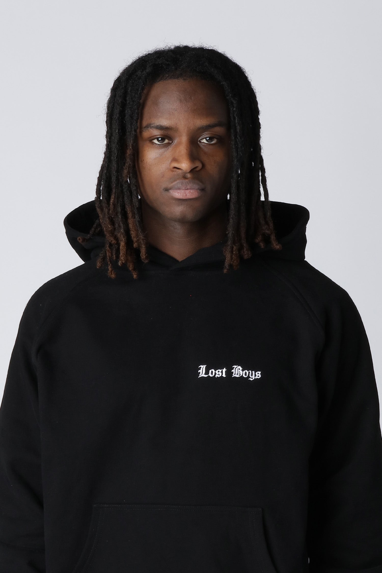 EMBROIDERY LOGO HOODIE - Black EMBROIDERY LOGO HOODIE - Black