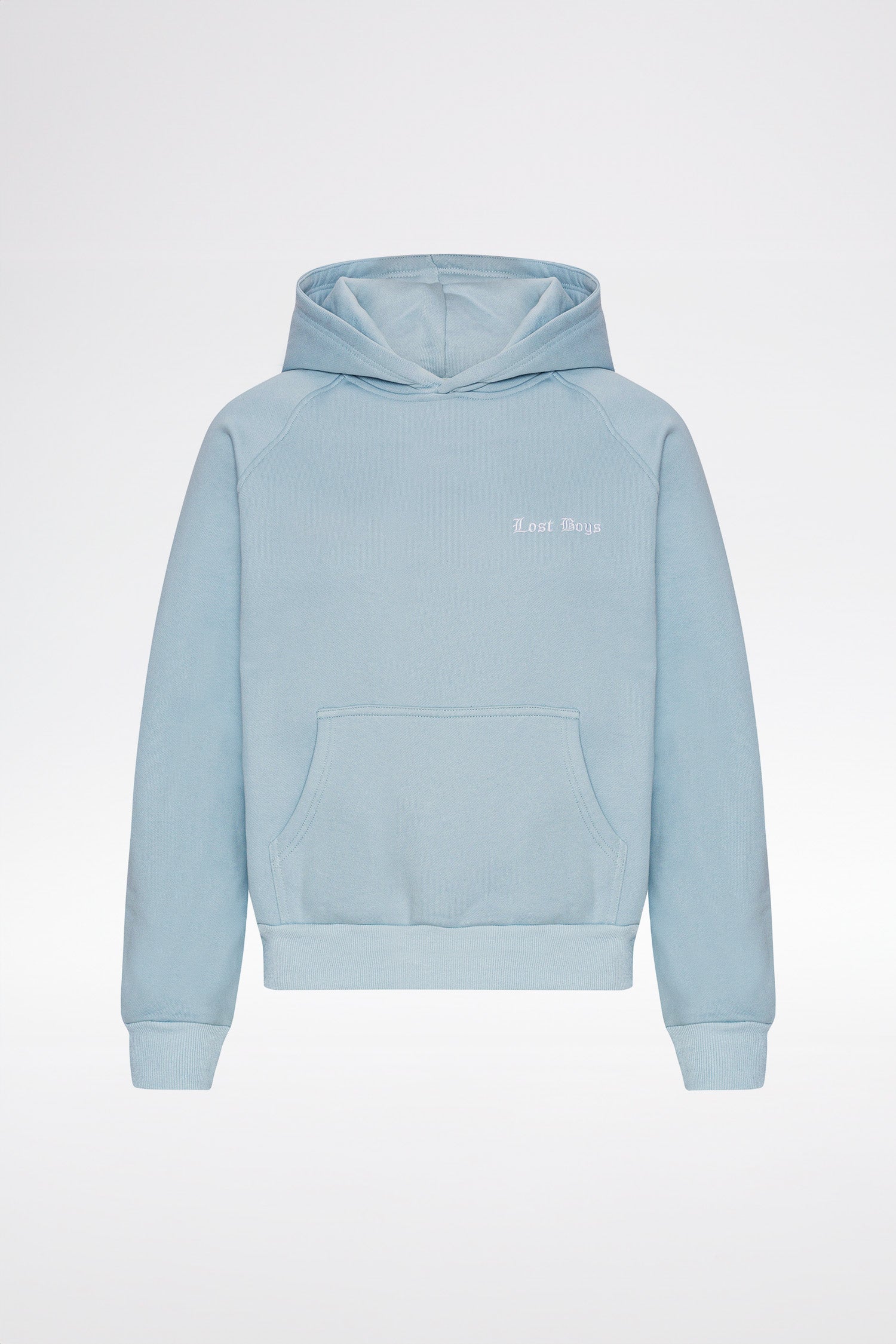 EMBROIDERY LOGO HOODIE - Clear blue EMBROIDERY LOGO HOODIE - Clear blue