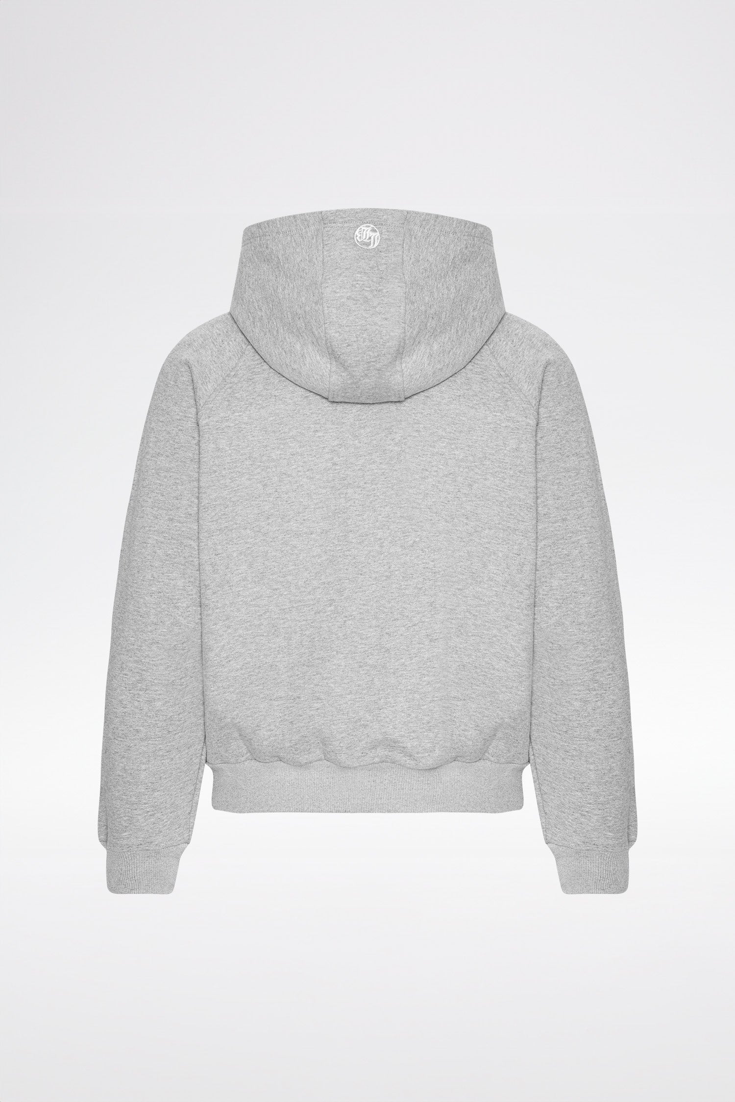 EMBROIDERY LOGO HOODIE - Gray EMBROIDERY LOGO HOODIE - Gray
