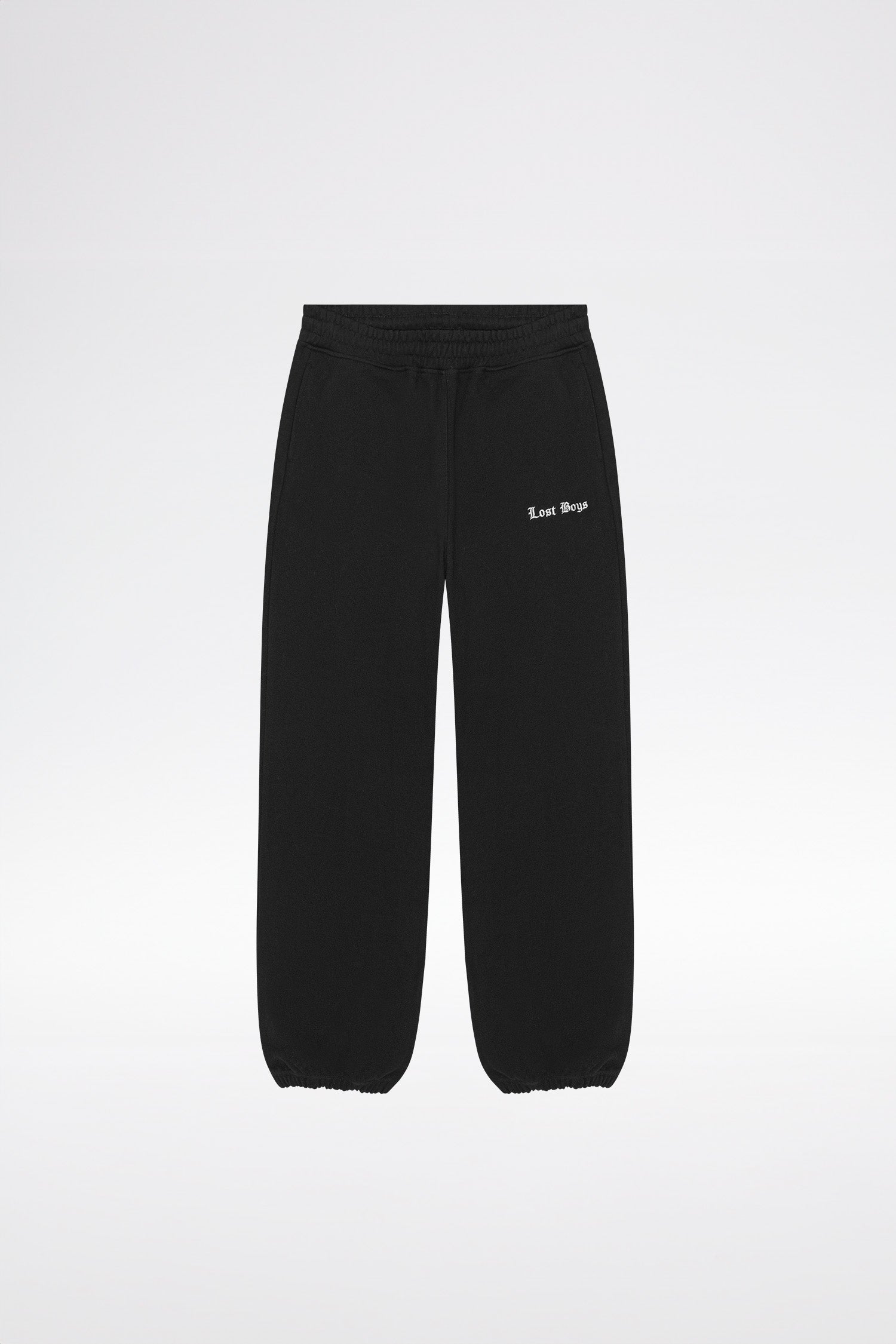 EMBROIDERY LOGO JOGGERS - Black EMBROIDERY LOGO JOGGERS - Black