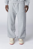 EMBROIDERY LOGO JOGGERS - Gray EMBROIDERY LOGO JOGGERS - Gray