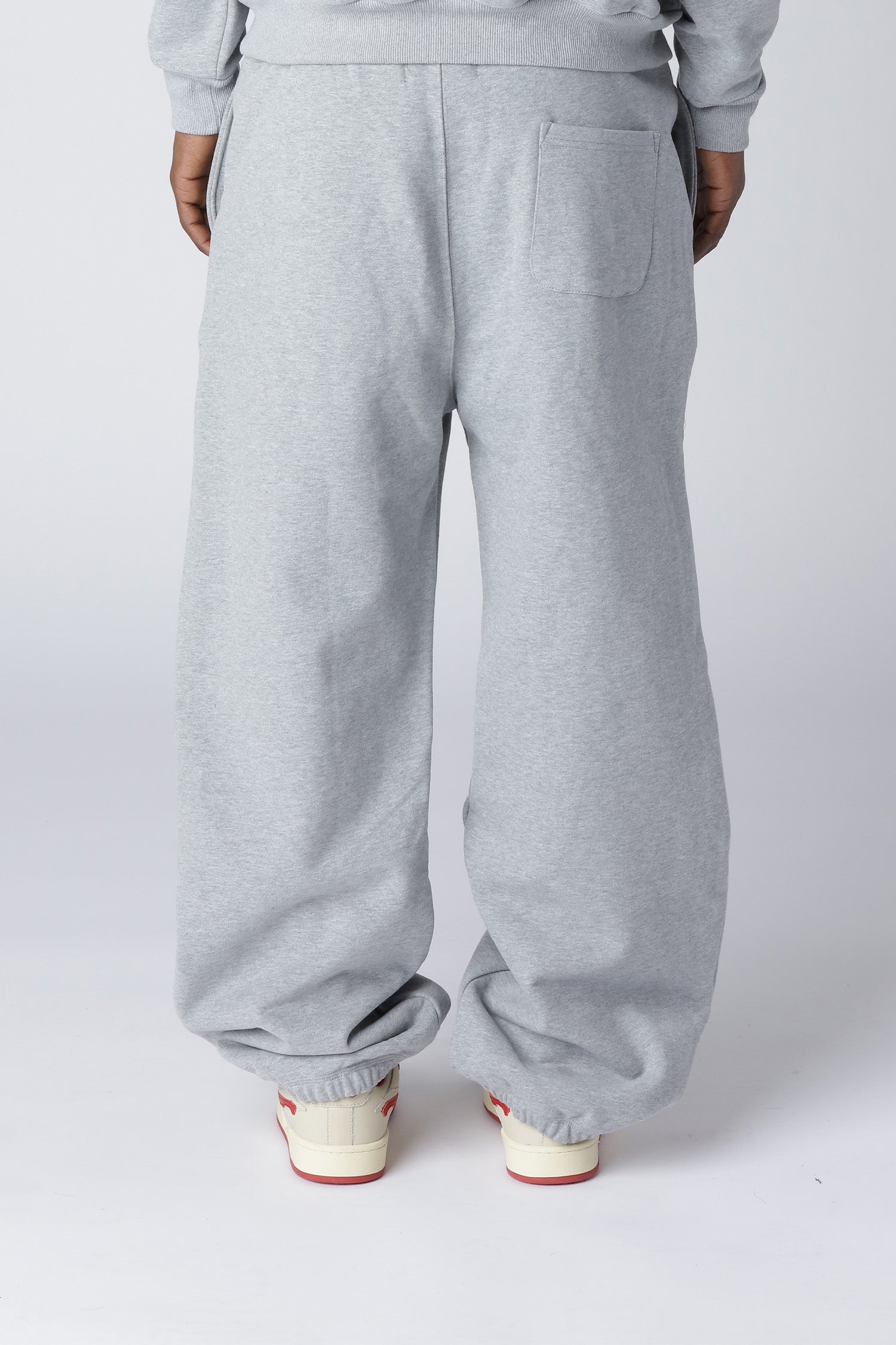 EMBROIDERY LOGO JOGGERS - Gray EMBROIDERY LOGO JOGGERS - Gray