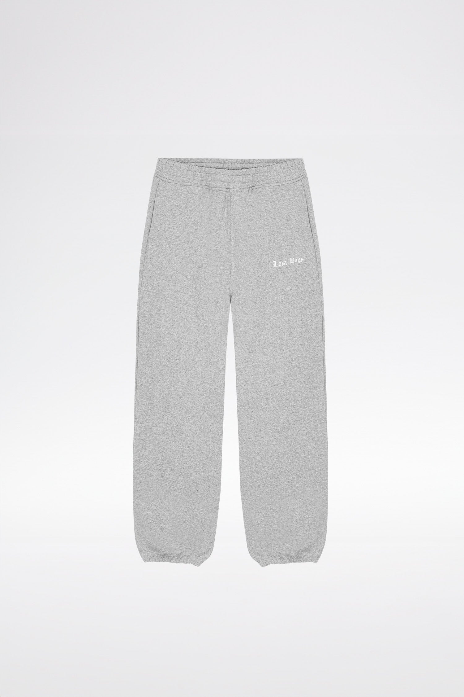 EMBROIDERY LOGO JOGGERS - Gray EMBROIDERY LOGO JOGGERS - Gray