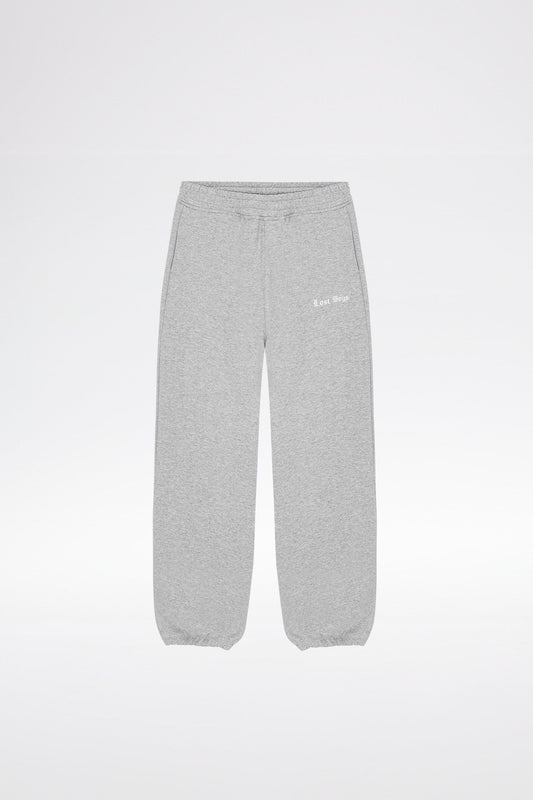 EMBROIDERY LOGO JOGGERS - Gray