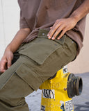 EPTM Snap Cargo Denim - Olive EPTM Snap Cargo Denim - Olive