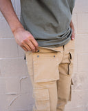 EPTM Snap Cargo Denim - Khaki EPTM Snap Cargo Denim - Khaki