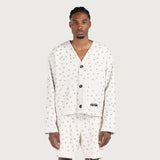 Beaded Cardigan - White Beaded Cardigan - White