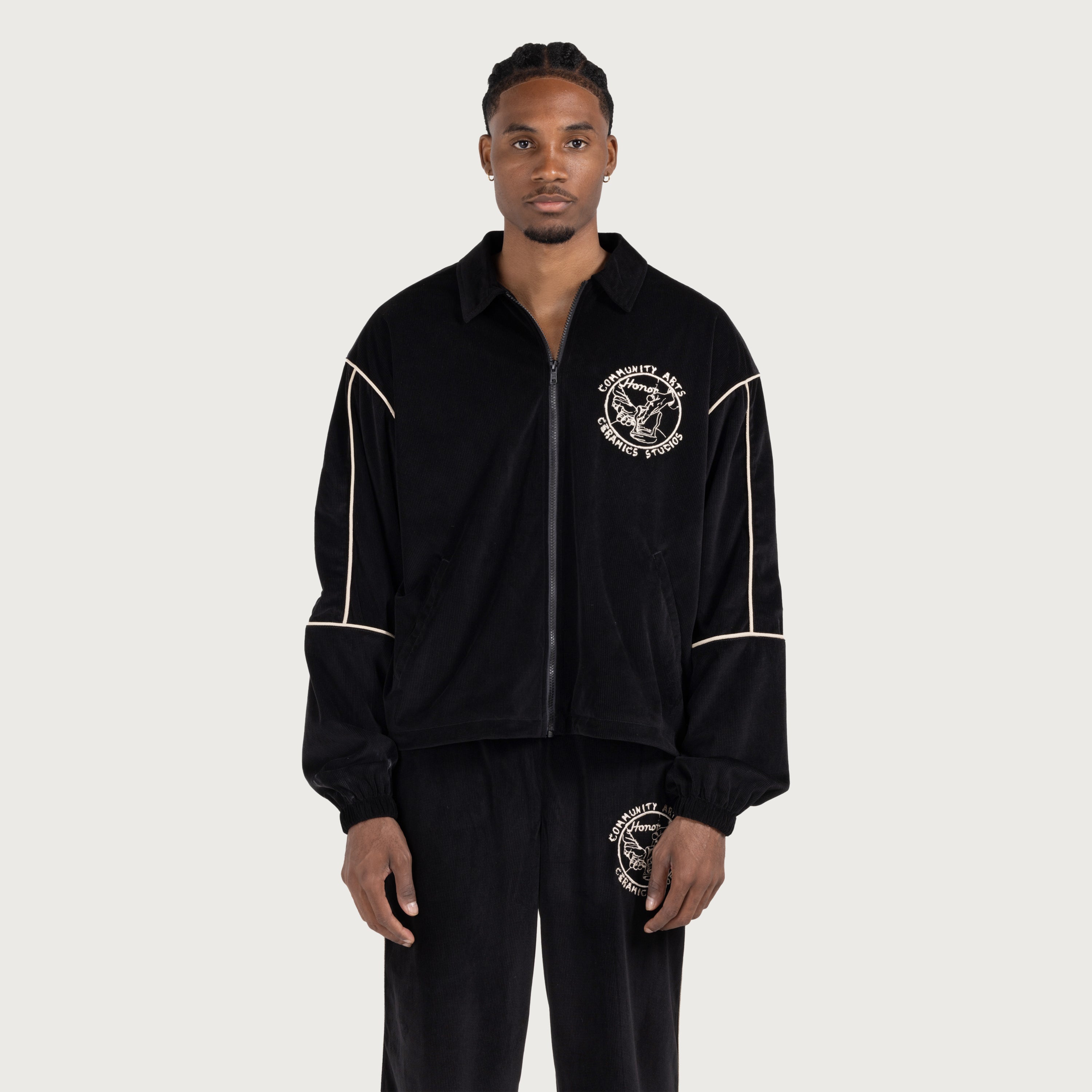 Piping Track Jacket - Black Piping Track Jacket - Black