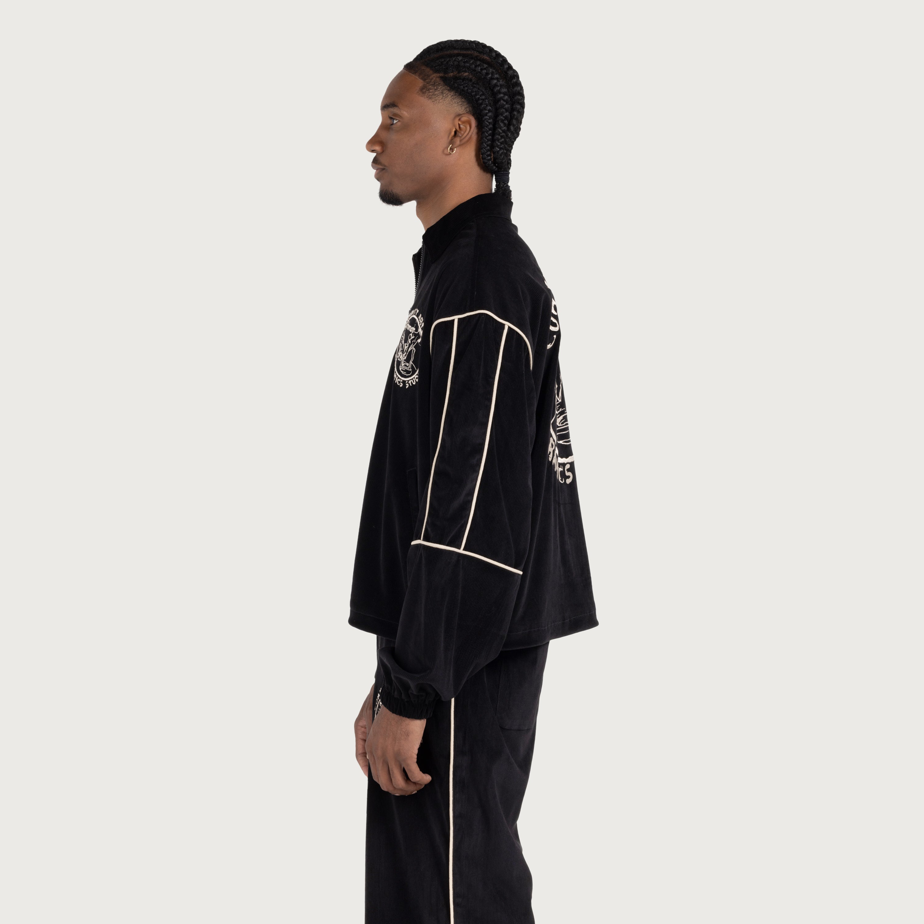 Piping Track Jacket - Black Piping Track Jacket - Black