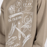 Quick Sketch Crew - Taupe Quick Sketch Crew - Taupe