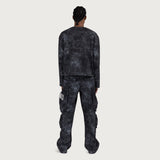 Twill Cargo Wide Leg - Black Twill Cargo Wide Leg - Black