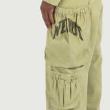 Twill Cargo Wide Leg - Green Twill Cargo Wide Leg - Green