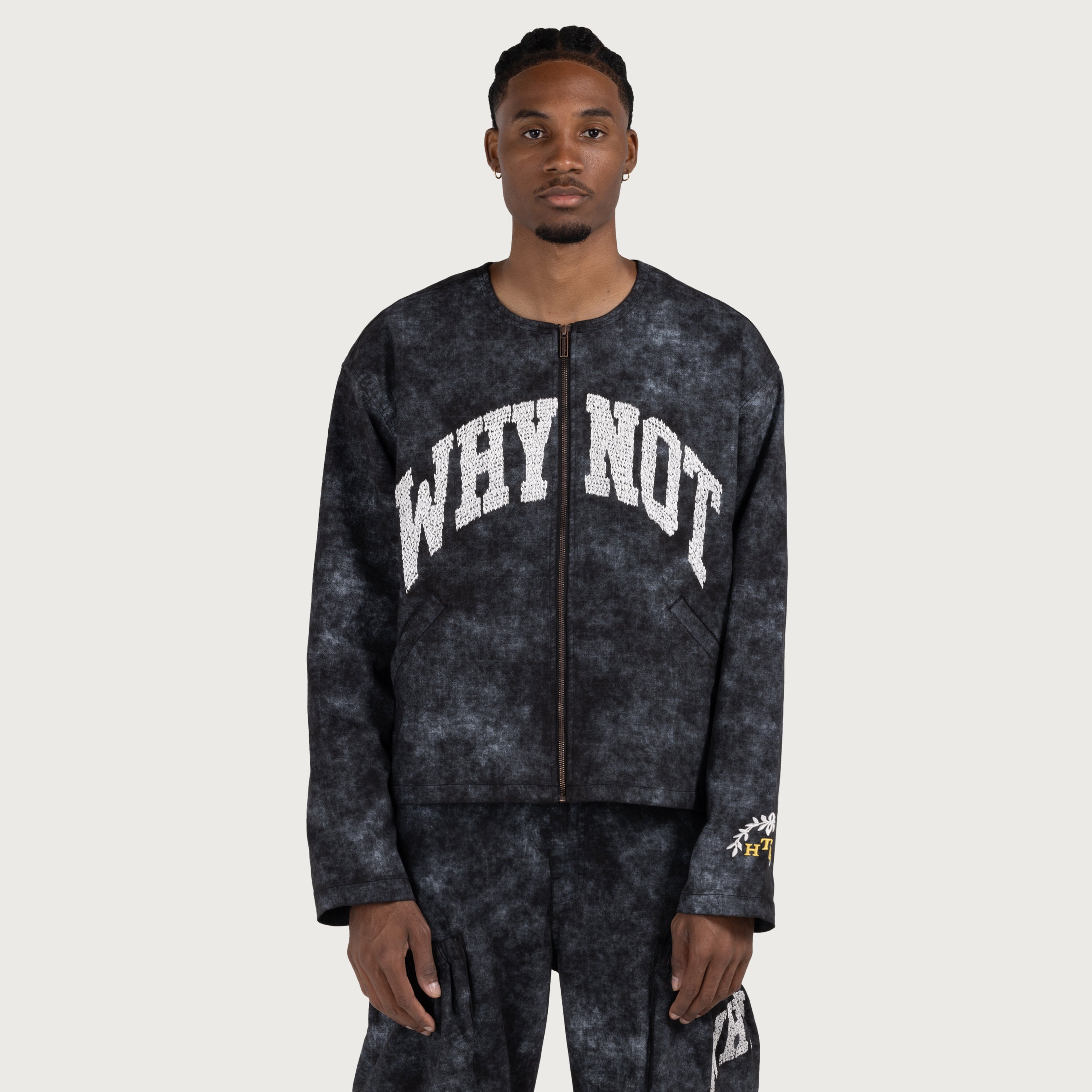 Twill Washed Jacket - Black Twill Washed Jacket - Black