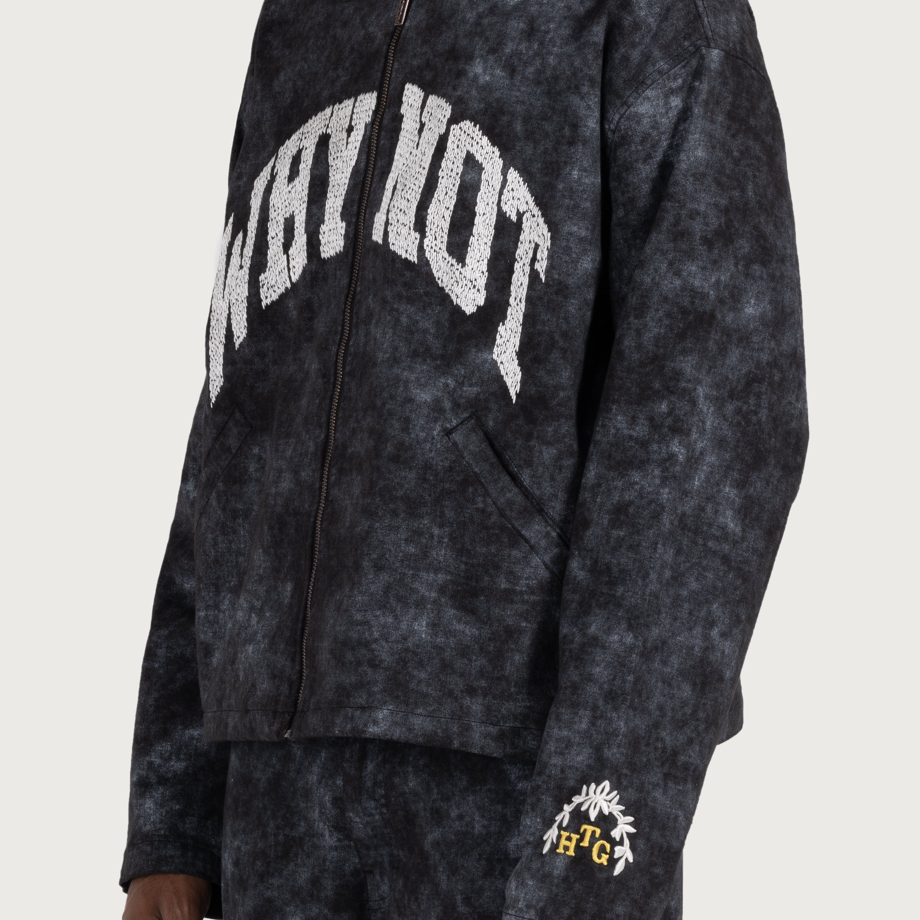 Twill Washed Jacket - Black Twill Washed Jacket - Black