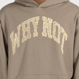Why Not Hoodie - Taupe Why Not Hoodie - Taupe