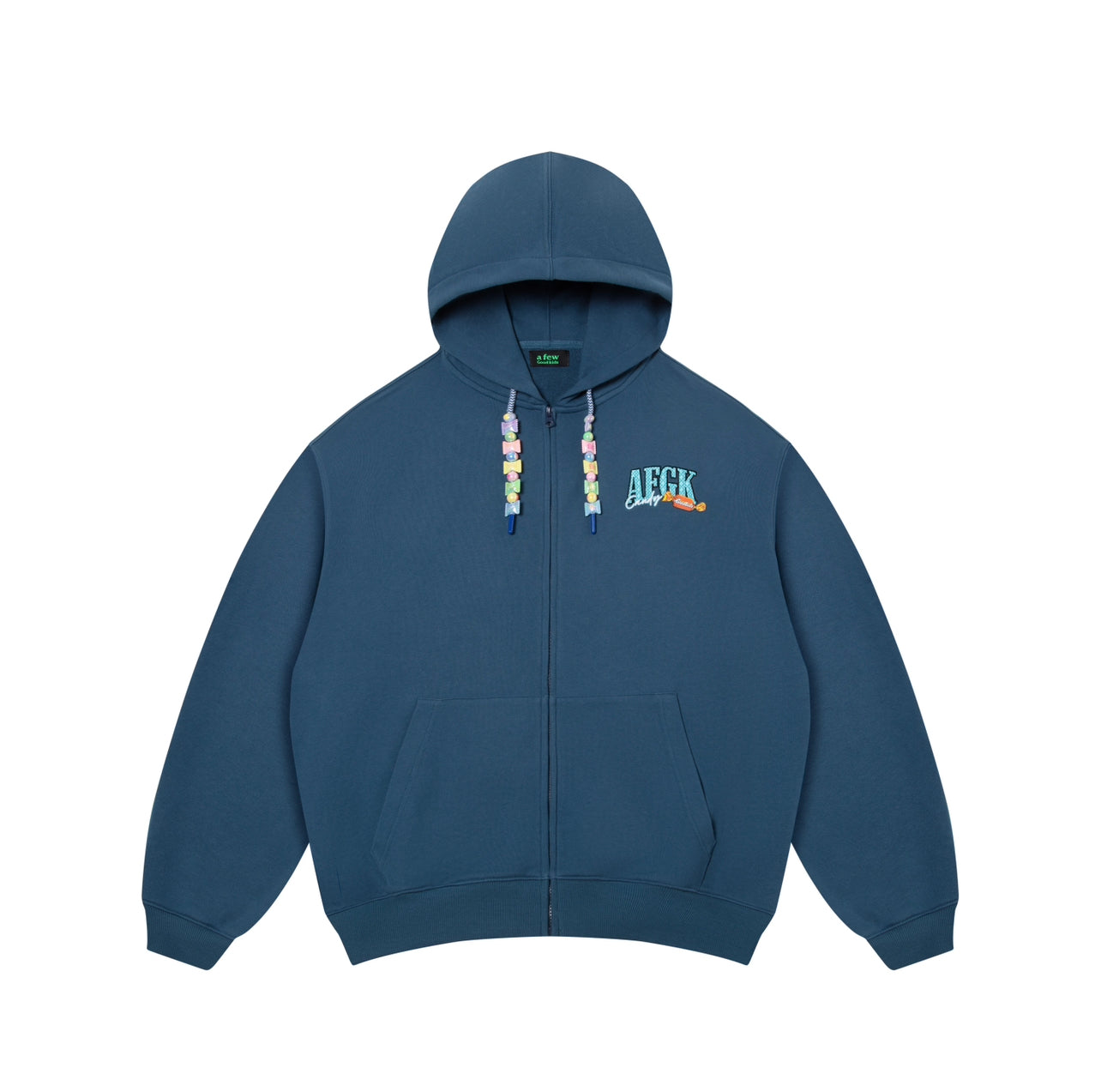 DONCARE(AFGK) "Candy logo zipped hoodie" DONCARE(AFGK) "Candy logo zipped hoodie"