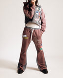 "Hunter" Flared Sweatpant (Purple) "Hunter" Flared Sweatpant (Purple)