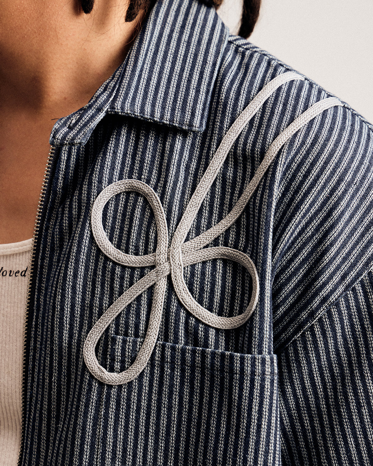 "Sparks" Mechanic Zip Up (Sky Blue) "Sparks" Mechanic Zip Up (Sky Blue)