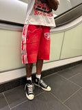 STAR TRACK SHORTS - RED STAR TRACK SHORTS - RED