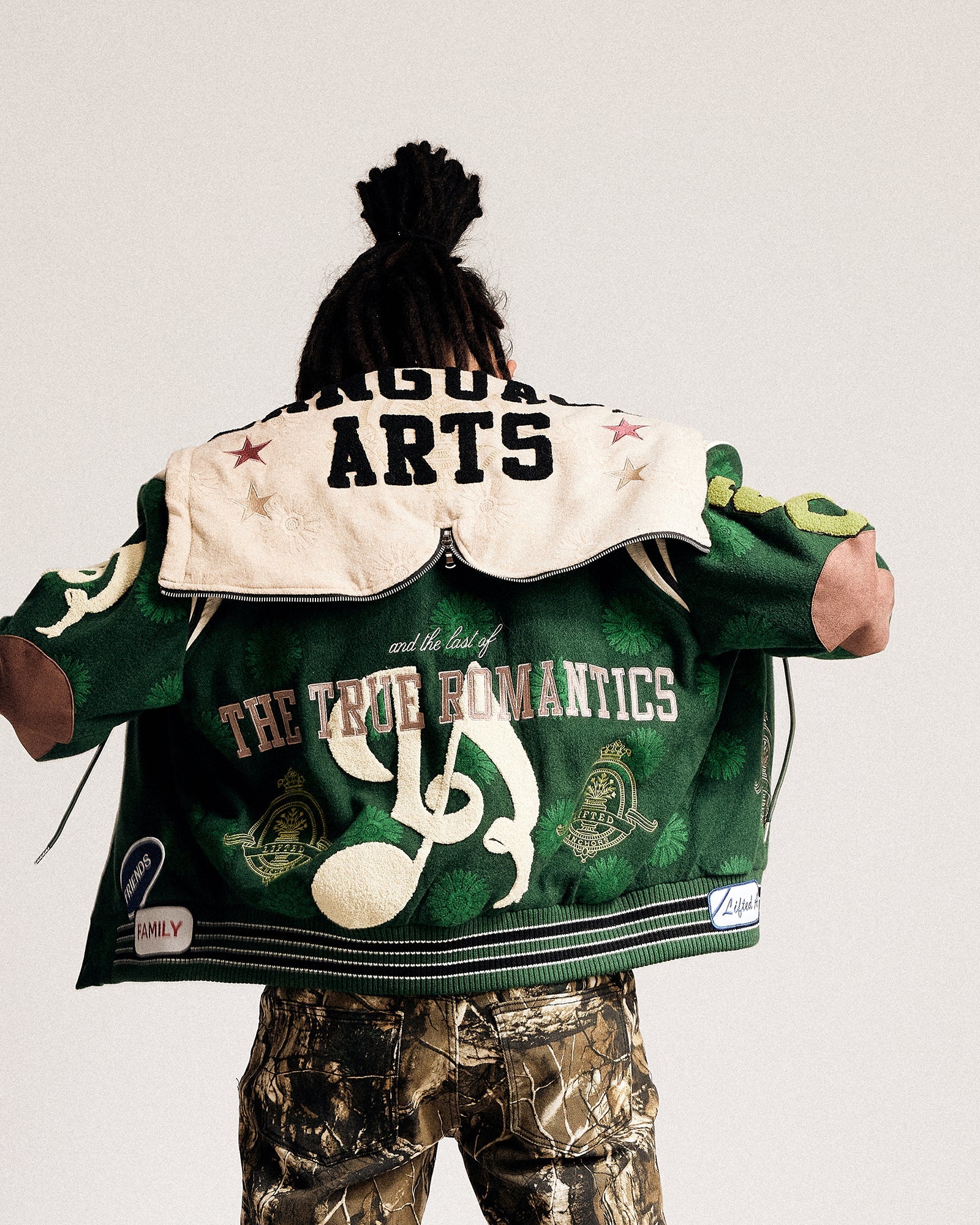 "Orwell" Letterman Jacket (Green) "Orwell" Letterman Jacket (Green)