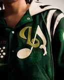 "Orwell" Letterman Jacket (Green) "Orwell" Letterman Jacket (Green)