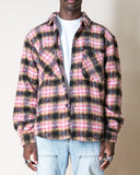 EPTM Side Slit Flannel - Pink EPTM Side Slit Flannel - Pink