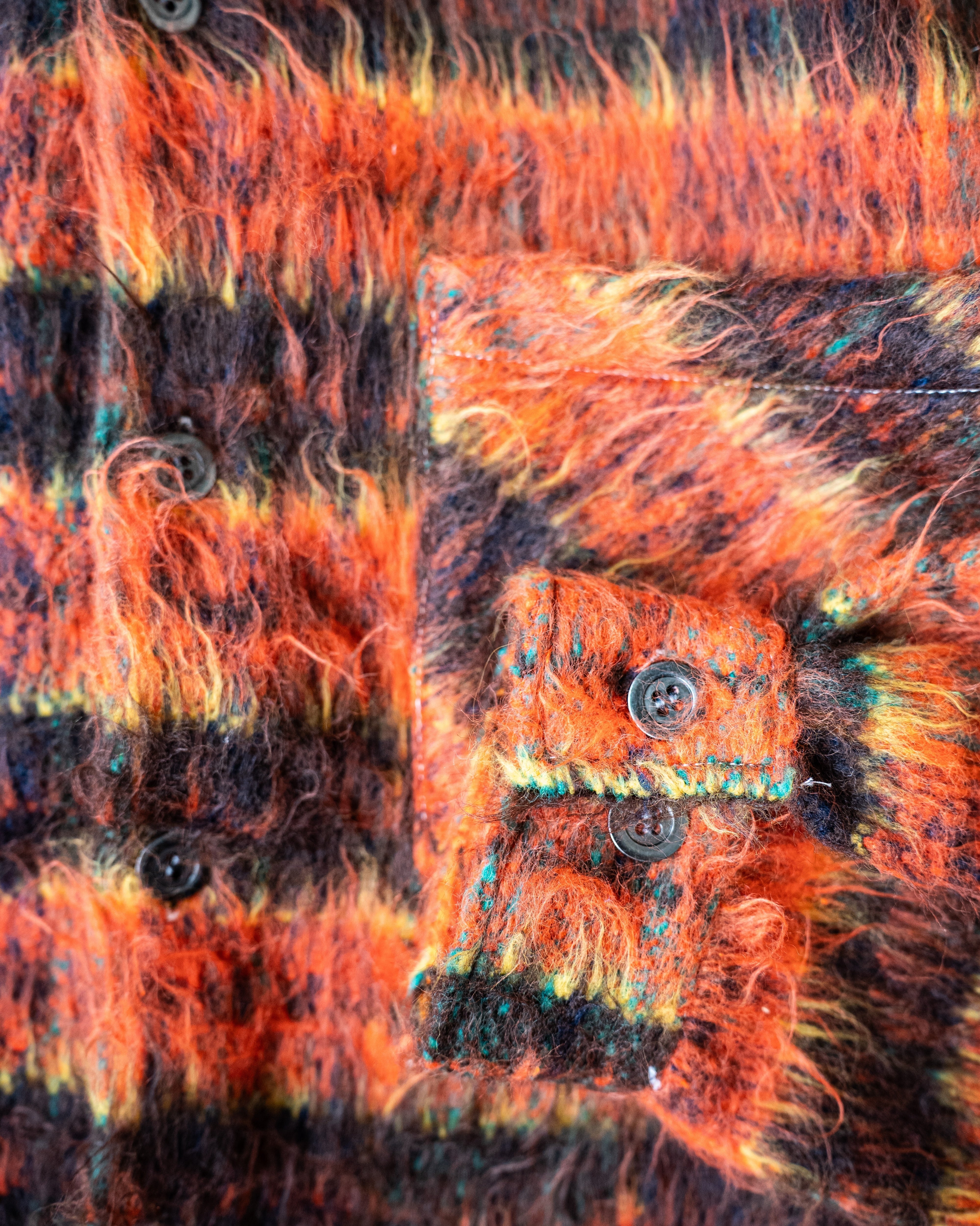 EPTM Side Slit Flannel - Blood Orange EPTM Side Slit Flannel - Blood Orange