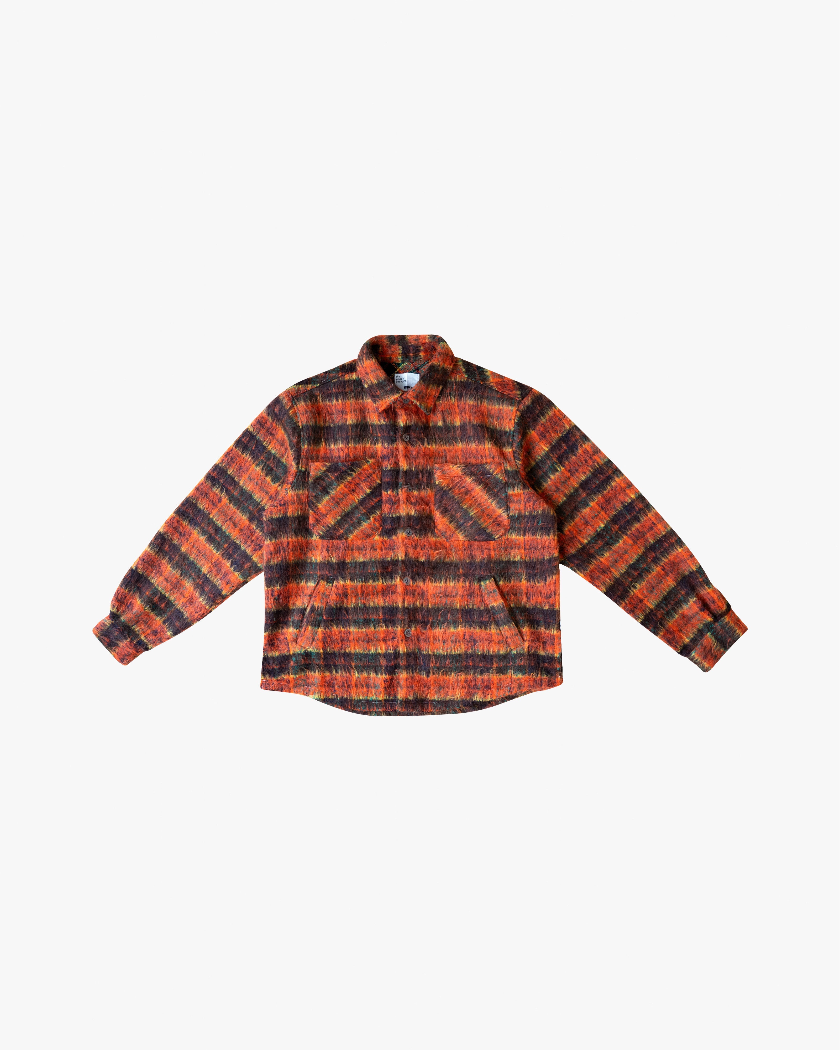 EPTM Side Slit Flannel - Blood Orange EPTM Side Slit Flannel - Blood Orange
