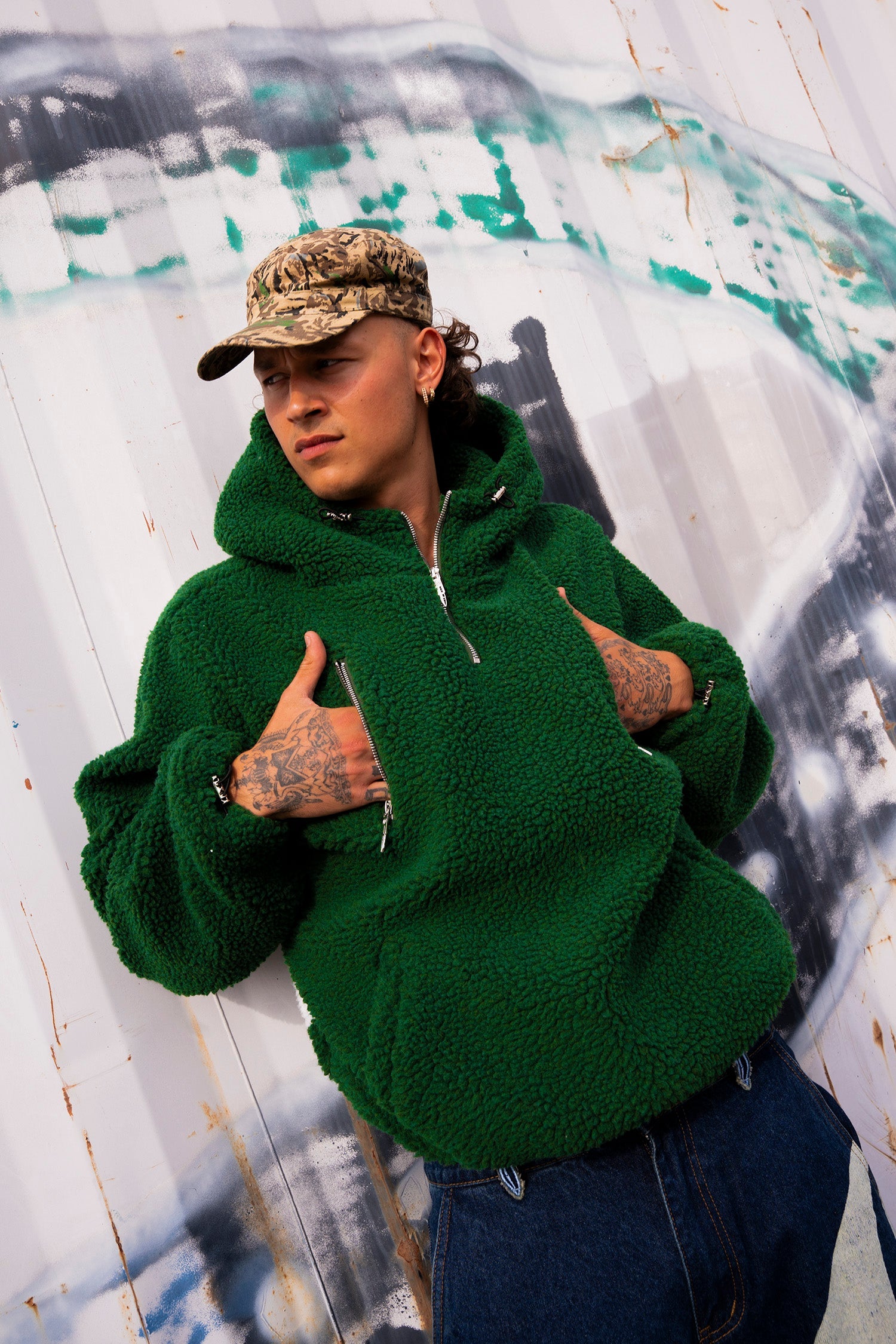 FLEECE JACKET - Green FLEECE JACKET - Green