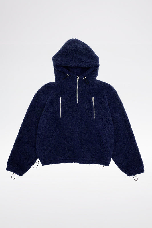 FLEECE JACKET - Navy