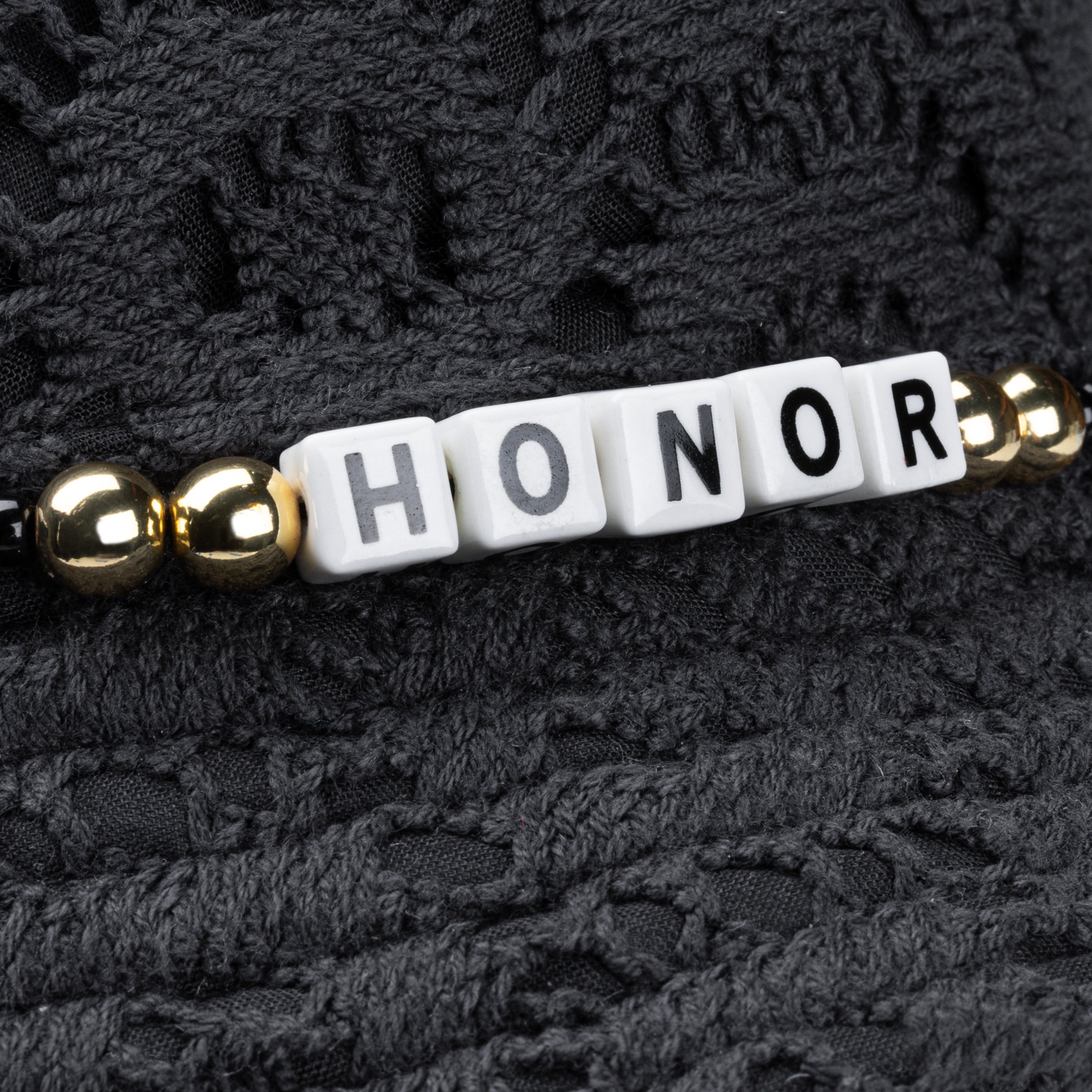 Friendship Crochet Bucket Hat - Black Friendship Crochet Bucket Hat - Black