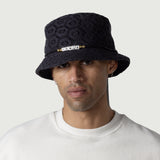 Friendship Crochet Bucket Hat - Black Friendship Crochet Bucket Hat - Black