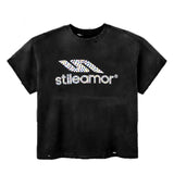 BLACK COLORÁTO RHINESTONES TEE BLACK COLORÁTO RHINESTONES TEE