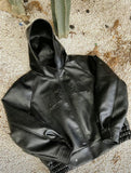 DONCARE(AFGK) “Hooded leather jacket” DONCARE(AFGK) “Hooded leather jacket”