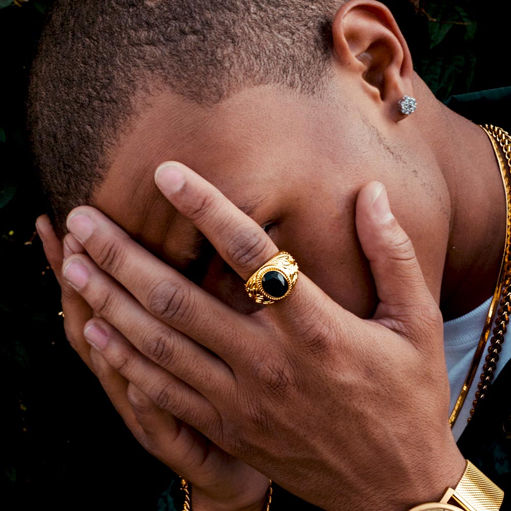 Gold Onyx Ring Gold Onyx Ring