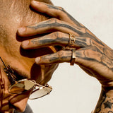 Gold Bar Ring Gold Bar Ring