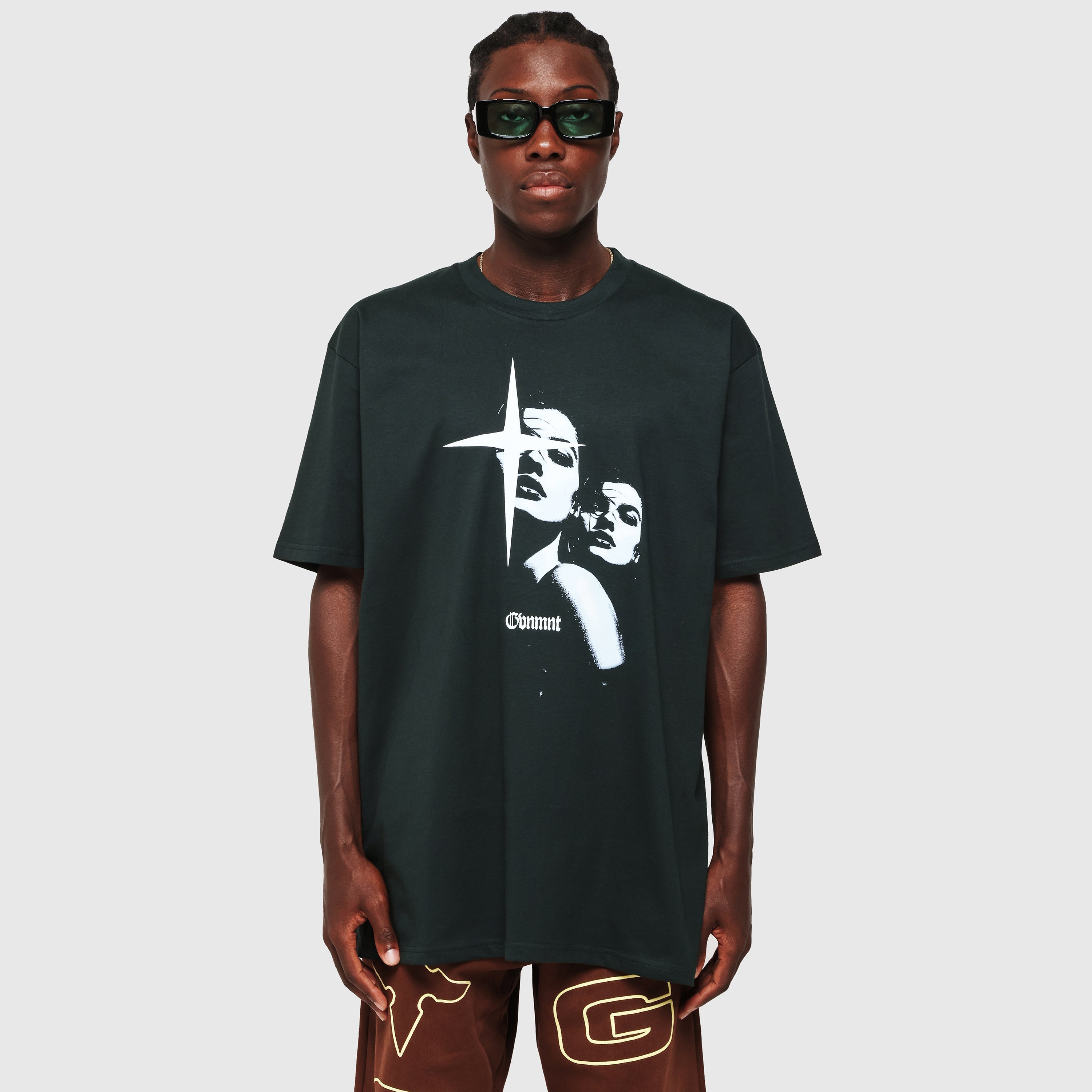 Two Face Tee - Dark Green Two Face Tee - Dark Green