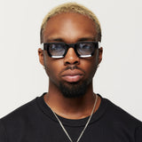 Conflict Sunglasses - Leopard / Blue Conflict Sunglasses - Leopard / Blue