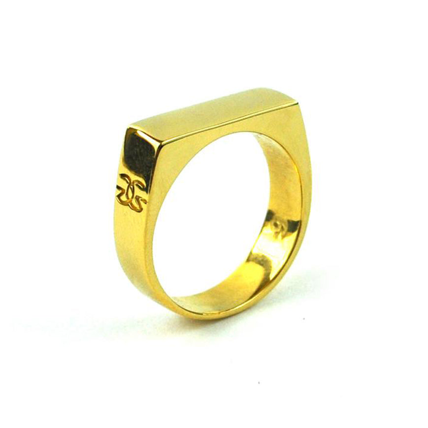 Gold Bar Ring Gold Bar Ring