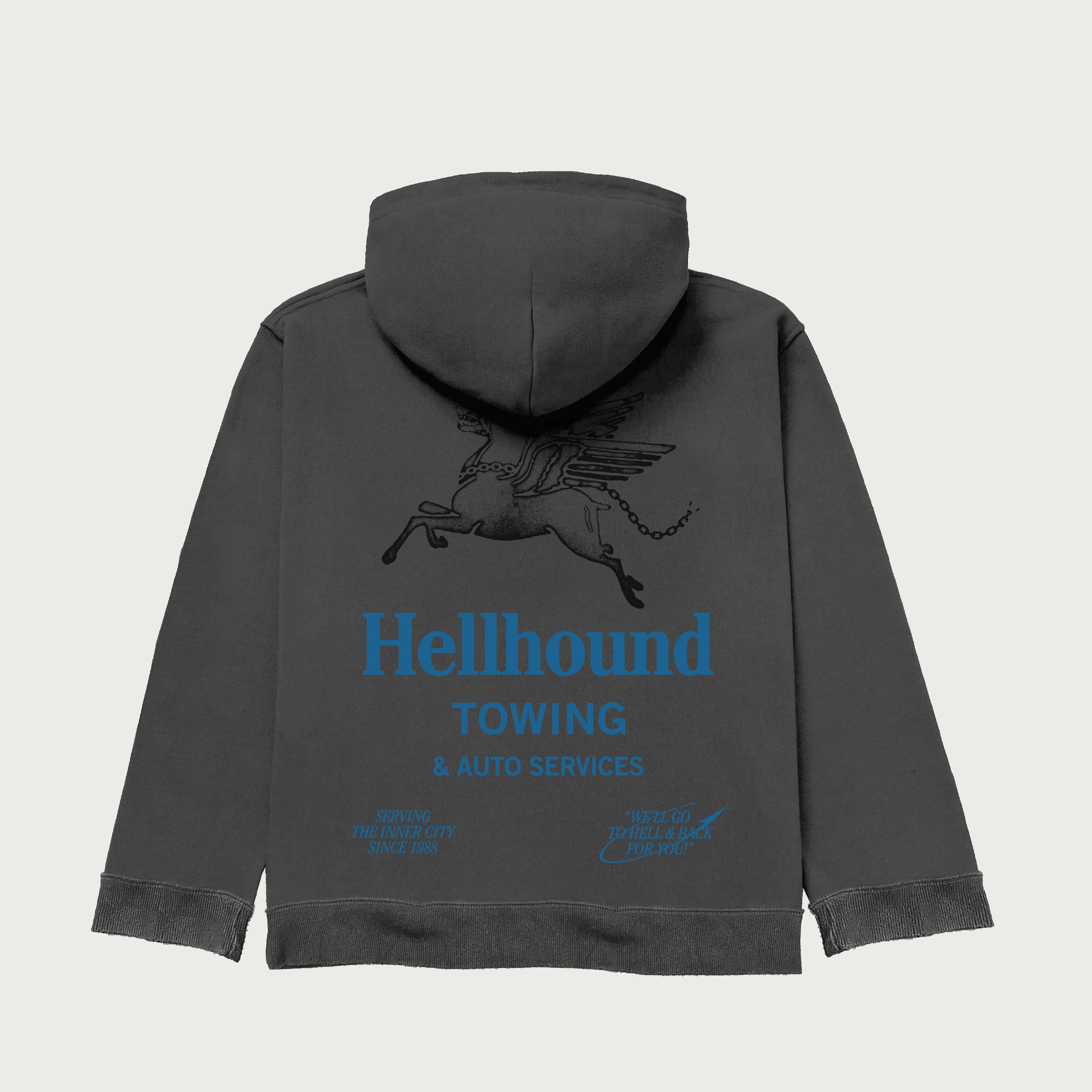 Hellhound Towing Hoodie - Black Hellhound Towing Hoodie - Black