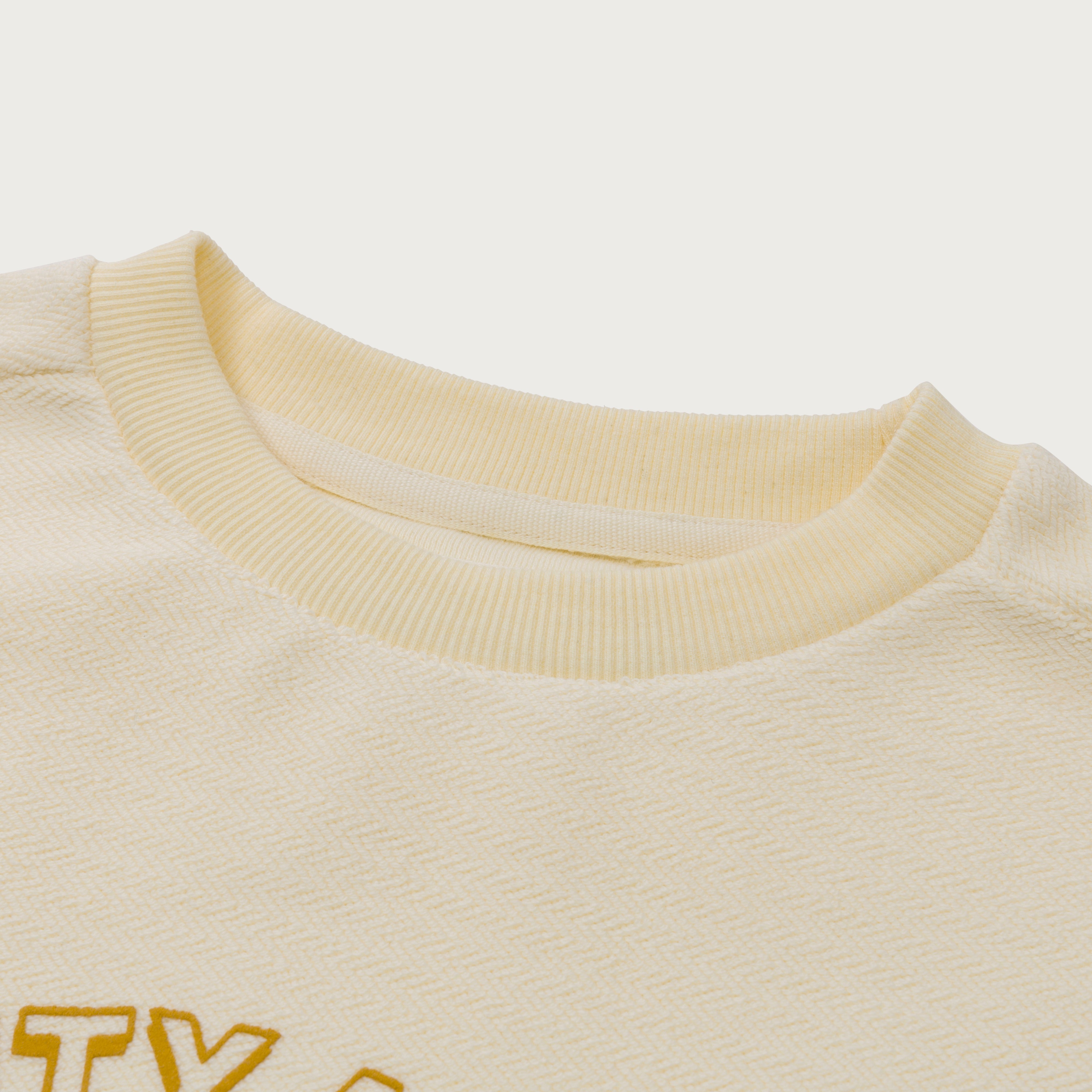 Association Herringbone Crew - White Association Herringbone Crew - White