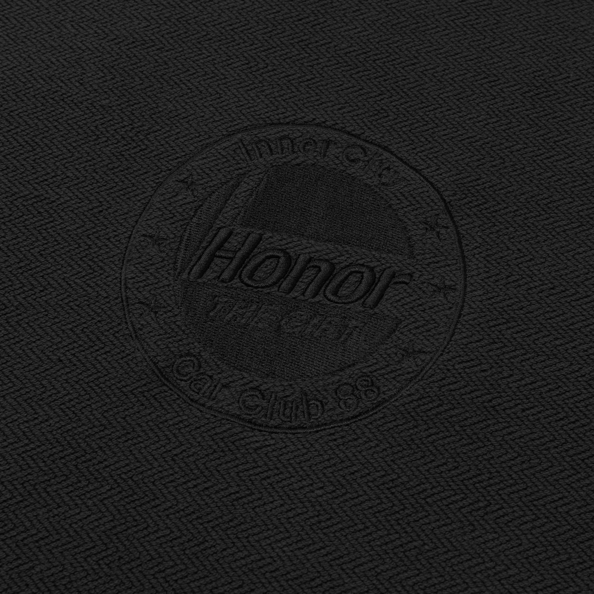 Race Herringbone Hoodie - Black Race Herringbone Hoodie - Black