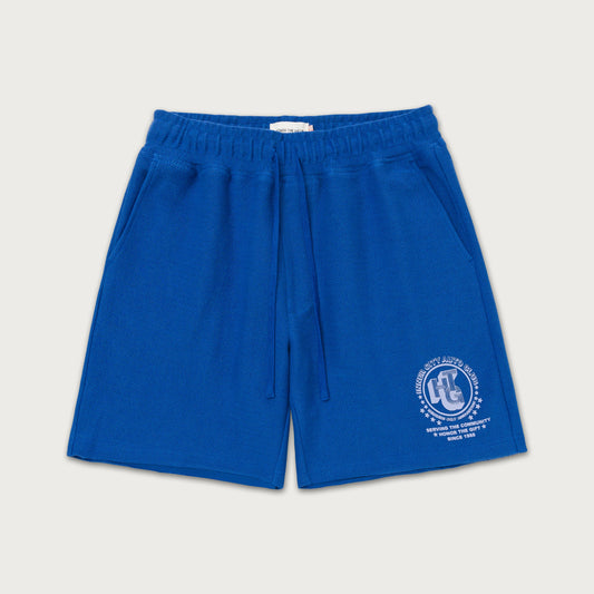 Race Herringbone Short - Blue