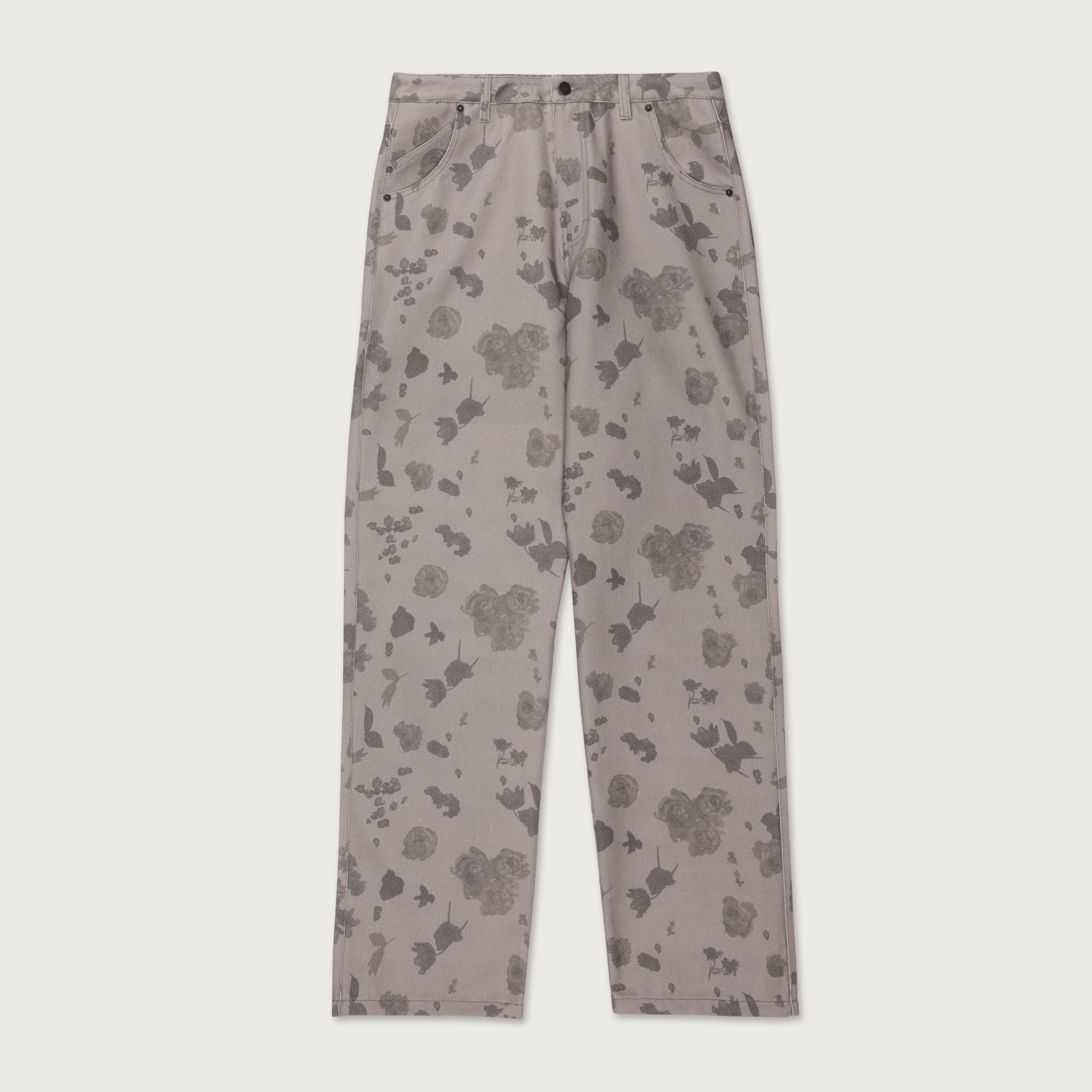 Tonal Floral Pant - Pebble Tonal Floral Pant - Pebble
